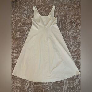 Vince Light Khaki Midi Sleeveless Paneled A-Line Dress NWT!